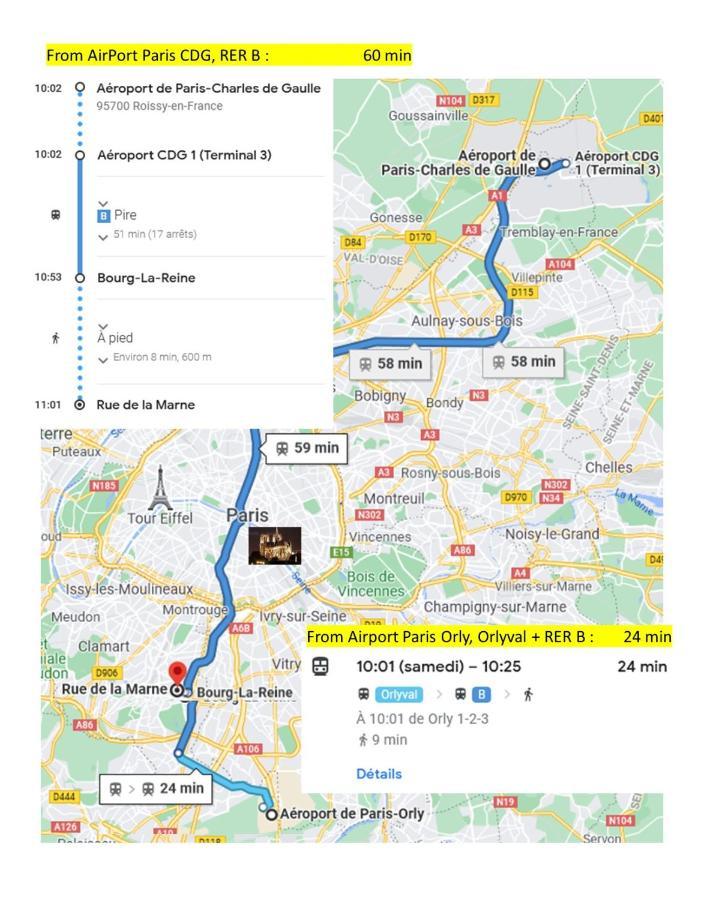3 Private Rooms Shared Flat In A Villa At Sceaux 600M Rer B Direct To Notre-Dame Εξωτερικό φωτογραφία